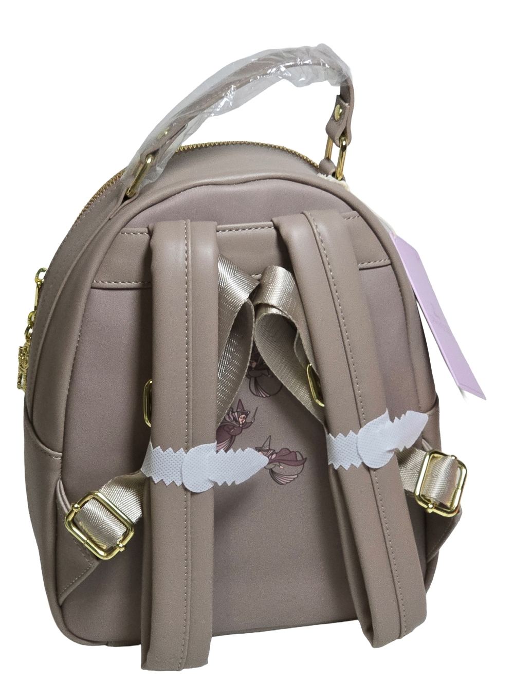 Loungefly Disney Aurora Maleficent Spinning Wheel Mini Backpack NWT - Picture 3 of 6